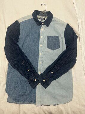Patchwork Denim Shirt